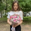 Букет Летний вечер с пионами
