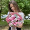 Букет Летний вечер с пионами