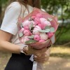 Букет Летний вечер с пионами