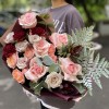 Букет Летний закат с розами