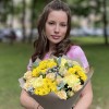 Букет Летняя феерия с хризантемами