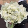 Букет Мечта с белыми розами и астранцией