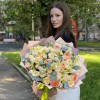 Букет с пионовидными розами Волшебный момент