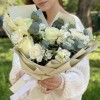 Букет Свежее утро с каллами и розами