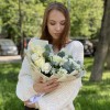 Букет Свежее утро с каллами и розами