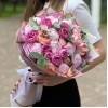 Букет с пионами Трепетная любовь