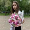 Букет с пионами Трепетная любовь