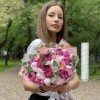 Букет с пионами Трепетная любовь