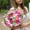 Букет с пионами Трепетная любовь