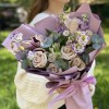 Букет Винтаж с розой Мента