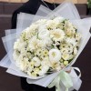 Букет Жемчужина с герберами и пионами