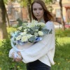 Композиция Мисс нежность с герберами и розами
