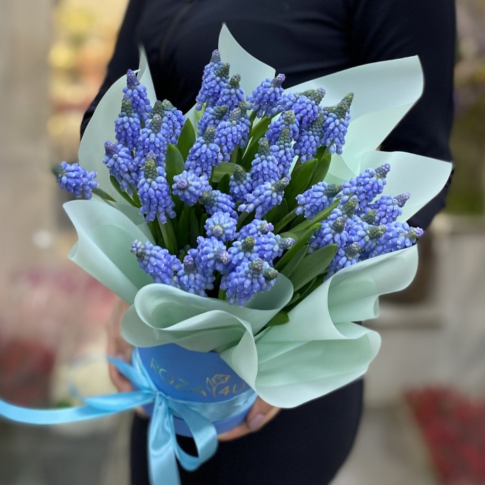 Мускари в коробке