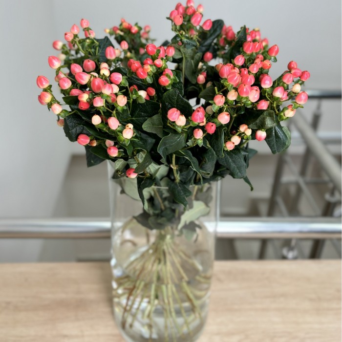 Букет из 25 розового гиперикума