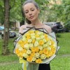 51 желтая и белая роза