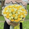 51 желтая и белая роза