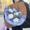 Букет из хлопка и лаванды
