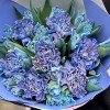 Букет с тюльпанами и диантусами Морской закат