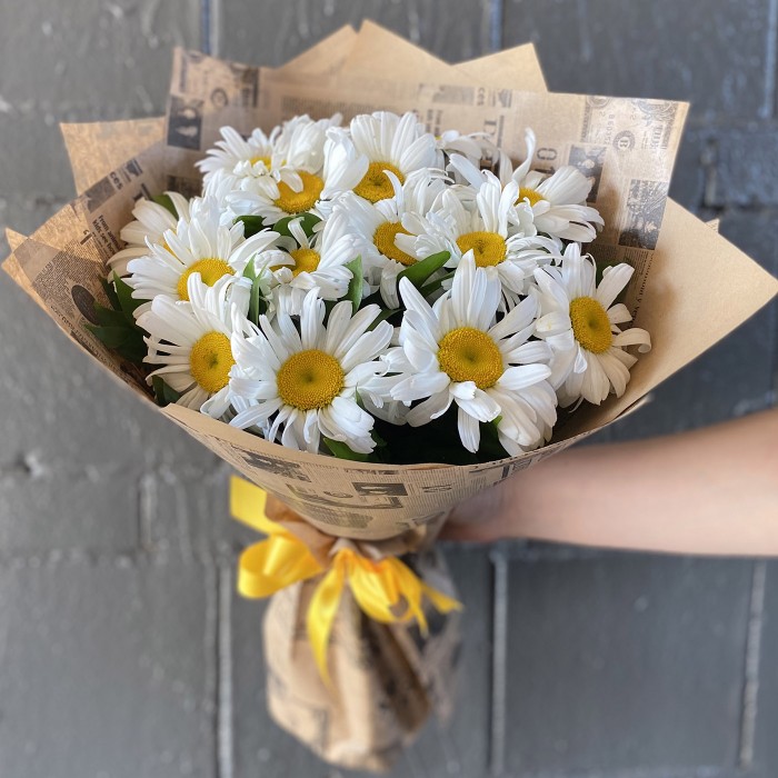 Ромашки в крафте