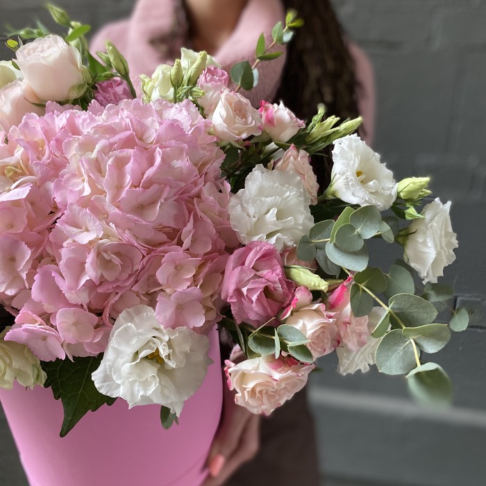 Композиция в коробке Нежное кружево