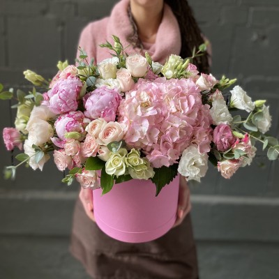 Композиция в коробке Нежное кружево