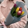 Яркий микс из тюльпанов корпоративный