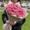 25 пионовидных роз Кантри блюз 50 см