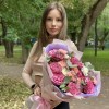 Букет Нежное сердце с пионовидными розами