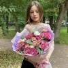 Букет Нежное сердце с пионовидными розами