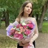 Букет Нежное сердце с пионовидными розами