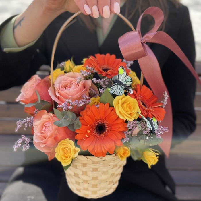 Корзина комплимент Радостный день