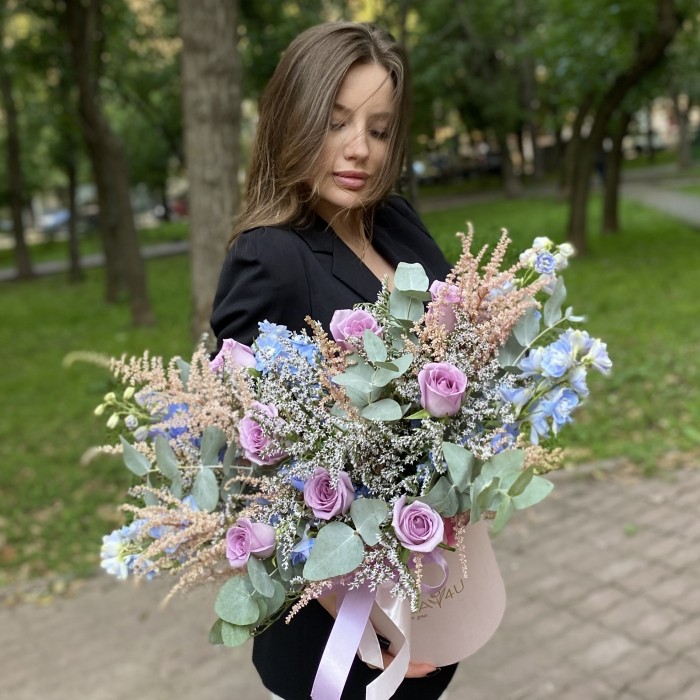 Композиция с розами Рождение звезды