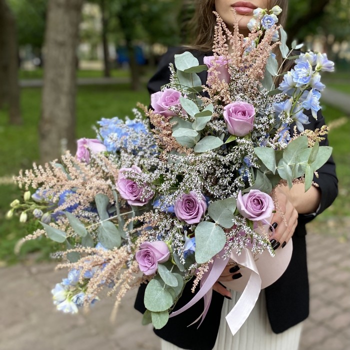 Композиция с розами Рождение звезды