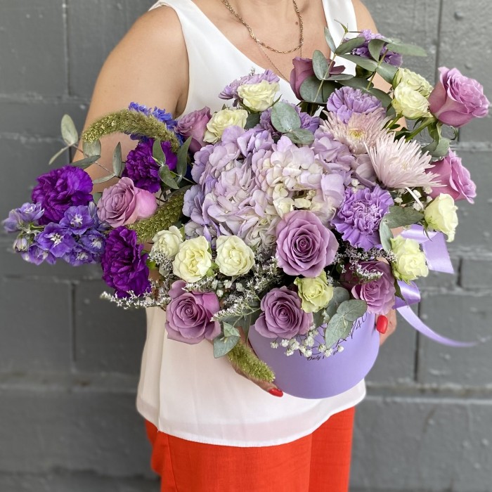 Композиция с гортензией Лунная симфония