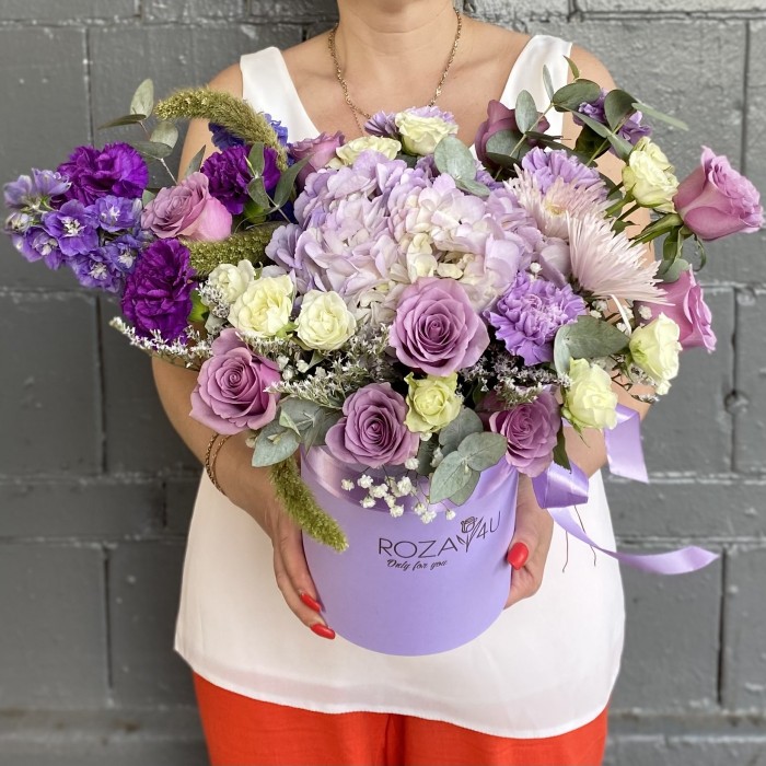 Композиция с гортензией Лунная симфония