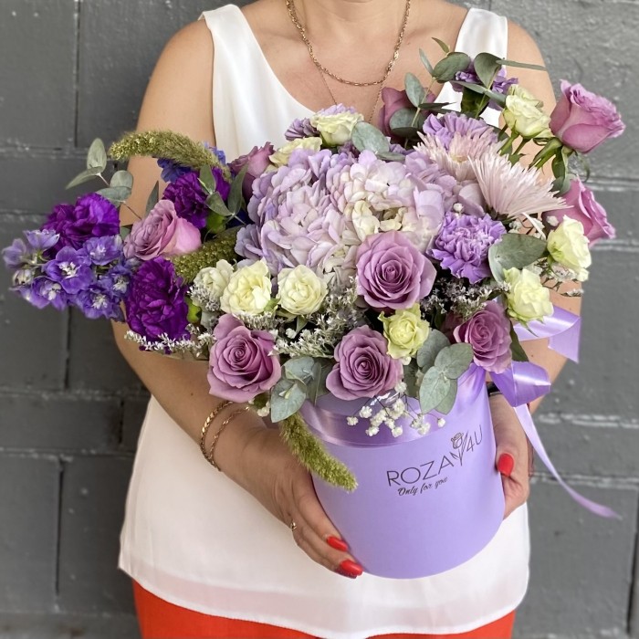 Композиция с гортензией Лунная симфония