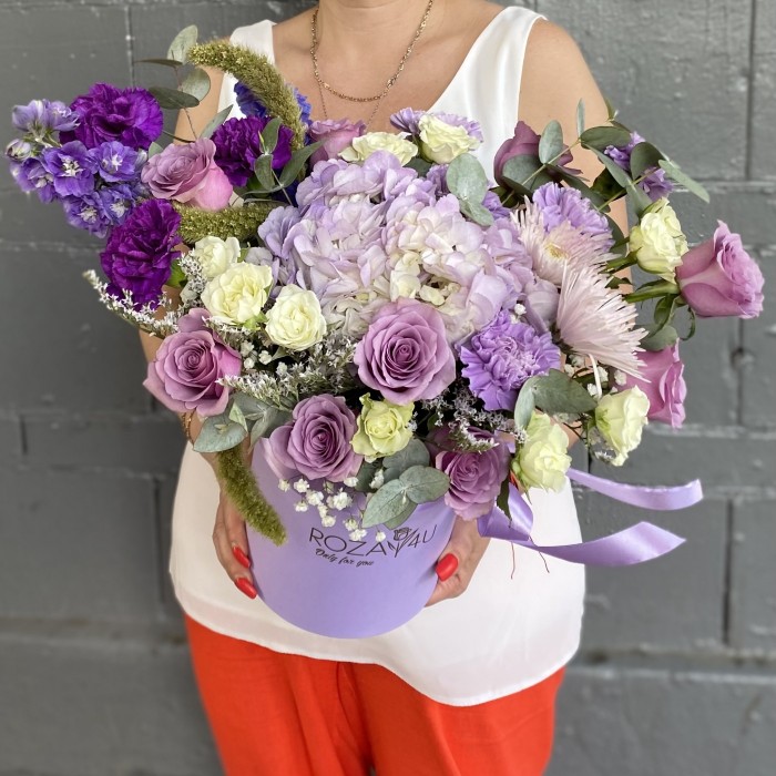 Композиция с гортензией Лунная симфония