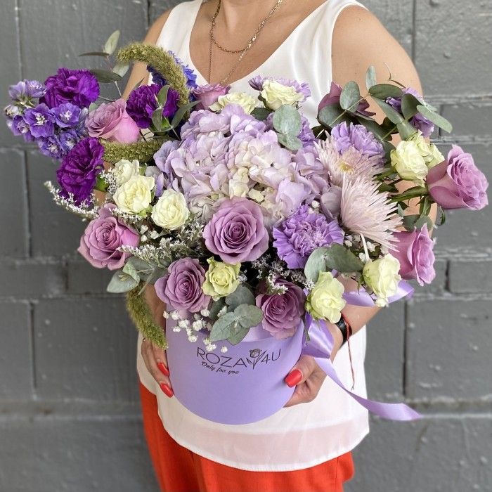 Композиция с гортензией Лунная симфония