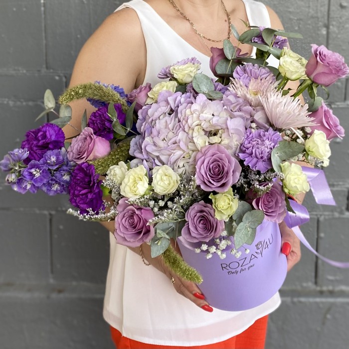 Композиция с гортензией Лунная симфония