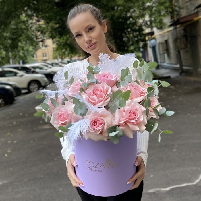 Композиция Винтаж с розами