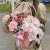 Композиция  с гортензией Нежный трепет