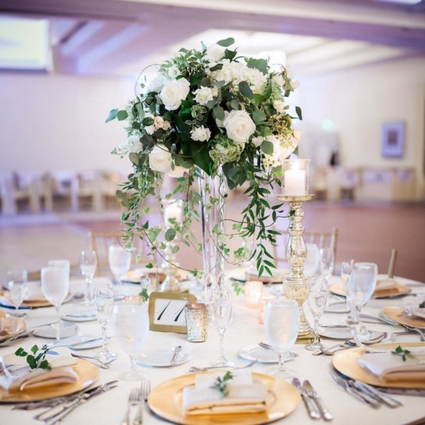 Настольная композиция из цветов Эко