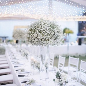 Настольная композиция из гипсофилы