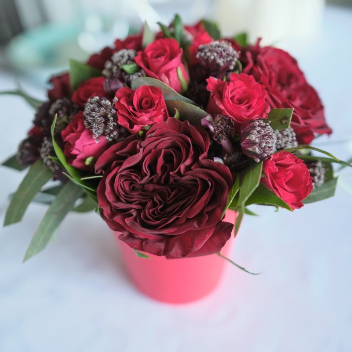 Настольная композиция красная