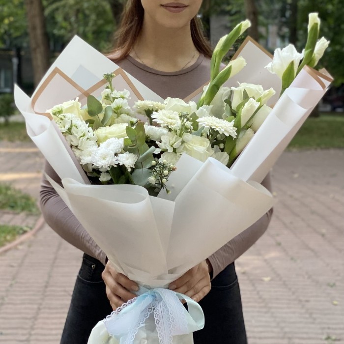 Авторский букет Белые мечты