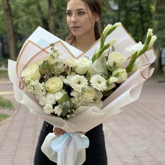 Авторский букет Белые мечты