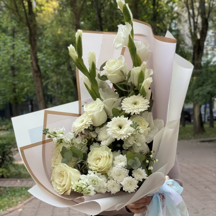 Авторский букет Белые мечты