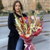 25 гладиолусов яркий микс