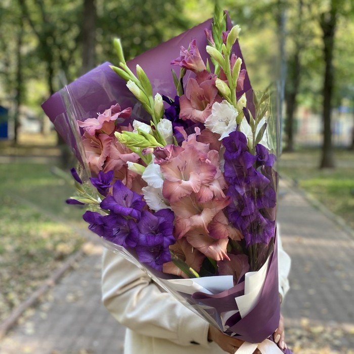 9 гладиолусов Осенний микс