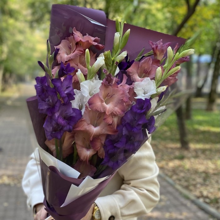 9 гладиолусов Осенний микс